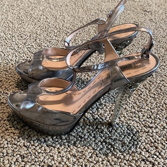 Miu Miu Strappy Stiletto Sandals Women's Size 36 1/2 - Picture 5 of 12